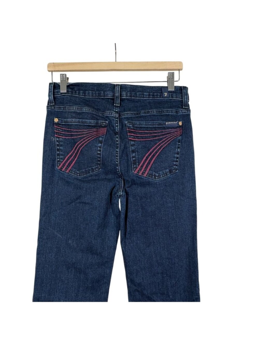 7 For All Mankind Dojo Classical Flare Leg Jeans Size 28 - Picture 7 of 11